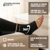 Ankle Compression Sleeve for Achilles Tendonitis Relief, Ankle Ice Pack Wrap, Foot Brace Sprained Ankle Support for Women and Men, Freeze Cold Packs for Plantar Fasciitis view 2