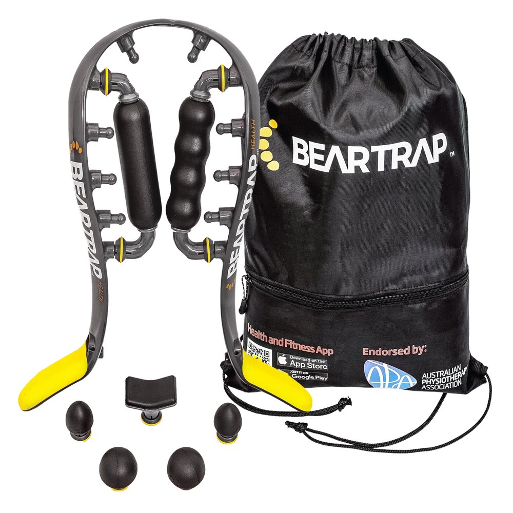 Beartrap Health Muscle Pain Relief Recovery Tool: Full-Body Muscle Release Self-Treatment Tool to Help You Train Harder, Recover Faster & Feel Better!