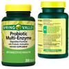 Spring Valley Probiotic Multi-Enzyme Digestive Formula Tablets, 200 Count, Probiotics for Men and Women for Digestive Health Bundle with 45 Diabetes Decoded view 4