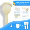 30 PCS Latex Condom Catheter External Self-Sealing Set, Easy Donning, Day and Night Use Quick and Easy Drainage, No Reflux, No Leakage (30pcs/25mm/0.98inch) view 2