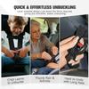 Unbuckle Release Assistant Tool, Easy Way to Unbuckle, Perfect for School Drop-Offs and Travel to Release Buckle (Black-Grey,REDESIGNED) view 4