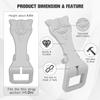 Unbuckle Release Assistant Tool, Easy Way to Unbuckle, Perfect for School Drop-Offs and Travel to Release Buckle (Grey-REDESIGNED) view 2