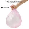 3 Rolls Small Trash Bags - 60 Counts Durable 4 Gallon Small Garbage Bags for home office kitchen Bathroom Bedroom Trash Can linersPink view 4