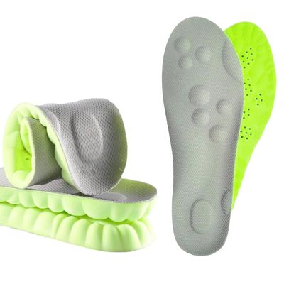 3D Sneaker Insoles Memory Foam Replacement Insoles with Excellent Shock Absorption and Cushioning for Men and Women Comfortable Feet Relief (Men US 7.5-10 Women US 8-11, 1 Pair)