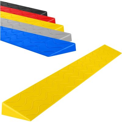 Threshold Ramp,Wheelchair Threshold Ramp with Non-Skid and Anti-Slip Surface,Rubber Threshold Ramp for Wheelchair and Scooter,Portable Rubber Ramps for Sidewalk Lawn Mower Cars Pet Mobility (Color :