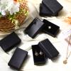 Batiyeer Black Cardboard Jewelry Gift Boxes 3.2 x 2 x 1 Inch Small Jewelry Boxes Packaging Earring Kraft Boxes with Lids (72 Pcs) view 4