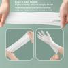 BAMFY Household Nitrile Disposable Gloves 30 Pairs Watertight Dishwashing Gloves Kitchen Cleaning Gloves for Dishes Clean Gardening Washing Up Gloves (Color : White, Size : Medium) view 3