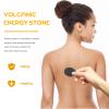 FOMIYES Hot Stones, 6Pcs Volcanic Hot Massage Stone Natural Basalt Heated Black Warmer Energy Tool for Home Spa, Massage Relaxing, view 2