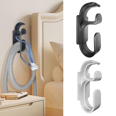 Aifeedi CPAP Hose Holder for Bed, 2 Pack CPAP Hook CPAP Hose Hanger with Anti-Unhook Feature, CPAP Mask Hook & CPAP Tubing Holder, CPAP Supplies Prevents Hose Tangle for Better Sleep