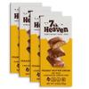 7th Heaven, Vegan Oat Milk Chocolate Bars: Peanut Butter Cream - (3.5 oz - 4 Pack), Healthy Chocolate, Perfect Valentines Gift For Your Loved Ones, 100% Dairy Free, Non GMO, Kosher Parve, Cruelty Free, Fair Trade Cocoa view 1