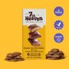 7th Heaven, Vegan Oat Milk Chocolate Bars: Peanut Butter Cream - (3.5 oz - 4 Pack), Healthy Chocolate, Perfect Valentines Gift For Your Loved Ones, 100% Dairy Free, Non GMO, Kosher Parve, Cruelty Free, Fair Trade Cocoa view 3