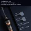 Electric Ear Vacuum Cleaner with LED Light Soft Tip USB Charging Ear Wax Removal Tool Ear Vacuum Soft Ear Cleaner Earwax Removal Kit for Adults (Black) view 2