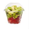 GUSTO [9 oz. - 50 Count Clear Plastic Cups With Dome Lids (No Hole), Fruit Cups with Lids for Party - Perfect for Smoothies, Milkshakes, and To-Go Beverages - (Formerly Comfy Package) view 1
