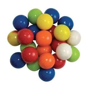 Bayside Candy Lightning Bolts Bubble Gum Balls - Sour Candy Filled Gumballs (1Lb)