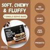 Protein Crispy Rice Treats, 15g Protein, 3g-7g Net Carbs, Low Carb, Fluffy, Soft, Chewy, Gluten Free, High Fiber, Keto-Friendly, No Aftertaste (Chocolate Vanilla Remix, 5 Pack) view 3
