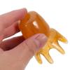 GLEAVI Beeswax Massage Comb 2Pcs Set Handheld Scalp Scraping Tool for Relaxation and Head Care Smooth Texture Portable 3.93X1.96In view 3