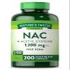 Nature's Truth NAC N-Acetyl Cysteine | 1,200mg | 200 Capsules | Free Form Amino Acid | Non-GMO & Gluten Free Supplement view 1