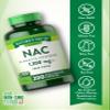 Nature's Truth NAC N-Acetyl Cysteine | 1,200mg | 200 Capsules | Free Form Amino Acid | Non-GMO & Gluten Free Supplement view 3