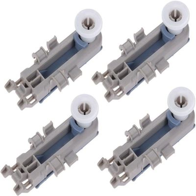 4 PC Dishwasher Upper Dishrack Roller Wheel Replaces For Whirlpool GU2300XTVB1 GU2300XTVB2 GU2300XTVB3 GU2300XTVQ0 GU2300XTVQ1 GU2300XTVQ2 GU2300XTVQ3 GU2300XTVS0 WDF310PLAT3 WDF310PLAT4 WDF310PLAT5