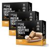 Protein Crispy Rice Treats, 15g Protein, 3g-7g Net Carbs, Low Carb, Fluffy, Soft, Chewy, Gluten Free, High Fiber, Keto-Friendly, No Aftertaste (Fluffy Peanut Butter, 3 Pack) view 1