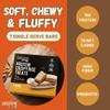 Protein Crispy Rice Treats, 15g Protein, 3g-7g Net Carbs, Low Carb, Fluffy, Soft, Chewy, Gluten Free, High Fiber, Keto-Friendly, No Aftertaste (Fluffy Peanut Butter, 3 Pack) view 3
