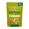 Platinum Dill Pickle Cashews - Plant Based Protein, Fiber, Healthy Snack - Roasted with Tangy Zest of Dill Pickle - Can Bring at Home, Work, Office, Gym & School - 11oz Individual & Resealable Pouch view 1