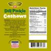 Platinum Dill Pickle Cashews - Plant Based Protein, Fiber, Healthy Snack - Roasted with Tangy Zest of Dill Pickle - Can Bring at Home, Work, Office, Gym & School - 11oz Individual & Resealable Pouch view 2