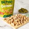 Platinum Dill Pickle Cashews - Plant Based Protein, Fiber, Healthy Snack - Roasted with Tangy Zest of Dill Pickle - Can Bring at Home, Work, Office, Gym & School - 11oz Individual & Resealable Pouch view 3