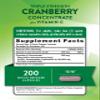 Nature's Truth Cranberry Concentrate Pills | Plus Vitamin C | 200 Quick Release Capsules | Non-GMO & Gluten Free Supplement view 2
