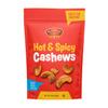Platinums Hot & Spicy Cashews - Plant Based Protein, Fiber, Healthy Snack - Hot & Spicy Flavor - Nutritional Boost - Can Bring at Home, Work, Office, Gym & School - 11 oz Individual & Resealable Pouch view 1