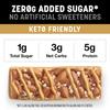 KIND ZERO Added Sugar Bars, Keto Snack, Caramel Almond and Sea Salt, Good Source of Fiber, Gluten Free, Low Sugar, 5g Protein, 30 Count view 3