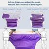 3 Pack Cloth Adult Diapers with Oversized Inserts, TPU Nappies Reusable Washable Incontinence Care Protection Diaper for Men or Women, Elderly, Waist 35.4-47.2In (L) view 4