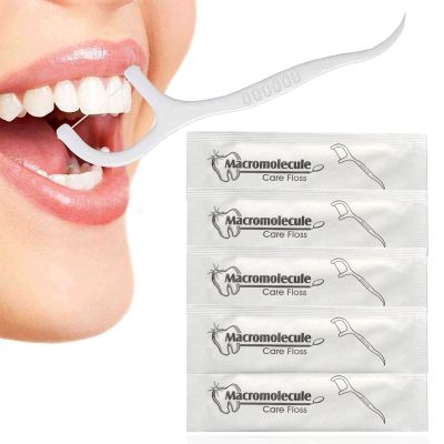 150 Count Dental Flossers Each Individually Wrapped, Floss Singles Bag, Floss Picks Oral Care Teeth Clean Flat Wire, Travel Hotel Restaurant Office Car Dental Floss