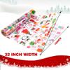 100 Ft X 32 in Christmas Cellophane Wrap Roll Christmas Cellophane Bags Xmas Cellophane Wrap with Special Santa Claus Elk Christmas Tree for Christmas Gift Basket, Treat Wine(Christmas Pattern) view 3