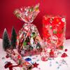 100 Ft X 32 in Christmas Cellophane Wrap Roll Christmas Cellophane Bags Xmas Cellophane Wrap with Special Santa Claus Elk Christmas Tree for Christmas Gift Basket, Treat Wine(Christmas Pattern) view 4