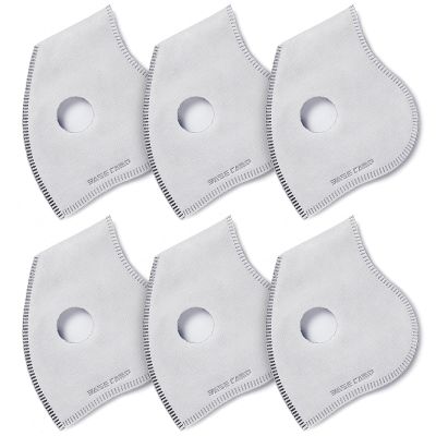 BASE CAMP Activated Carbon Replacement Filters Only for M PRO, M Plus or M Cross Mask,N Plus Mask (6 Filter)