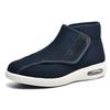 JITUUE Men's Memory Foam Diabetic Shoes Comfy High-top Wide Walking Shoes Adjustable Boots Closures Arthritis Edema Swollen Shoes(Blue,11 view 1
