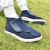 JITUUE Men's Memory Foam Diabetic Shoes Comfy High-top Wide Walking Shoes Adjustable Boots Closures Arthritis Edema Swollen Shoes(Blue,11 view 2