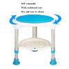 TemkIN 360 Degree Swivel Bath Chair, Round Shower Stool, AdjustableH Bath Chair, Tool Free Assembly, Anti-Slip Shower Seat, for Seniors, Elderly, Disabled view 3