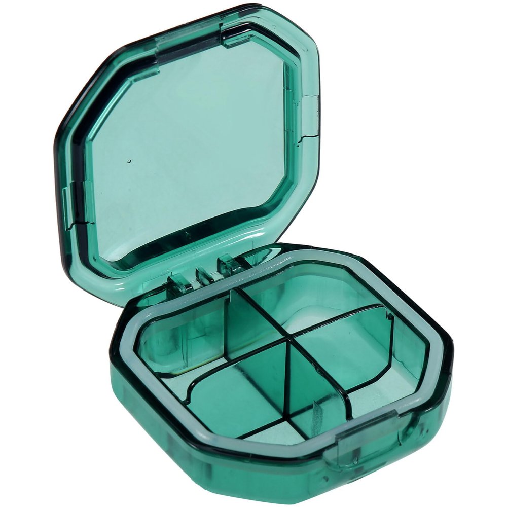 Portable Medicine Organizer Compact Travel Pill Case for Daily Use Adorable and Moistureproof Design for Vitamins and Supplements