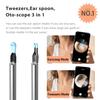 Bebird Pro Note5 Ear Picker with Camera Tweezers, Wireless Wax Removal Tool Camera Cleaner Otoscope with Light for iPhone, Visual Ear Viewing Scope with Videos, WiFi Cleaning Kit for Adults & Kids view 3