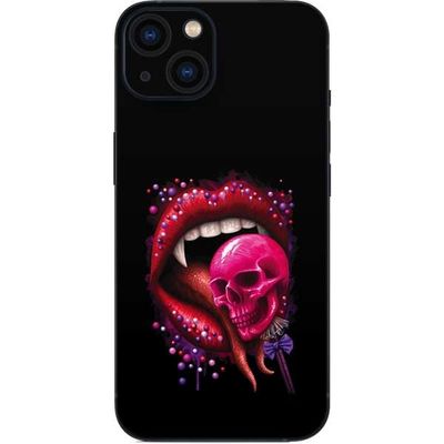 Skinit Phone Decal Skin Compatible with iPhone 14 - Sarah Richter Vampire Skull Lollypop by Sarah Richter Design
