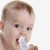 Brrnoo Baby Teeth Cleaning Gauze Finger Cover, 6pcs Baby Teeth Soft Gauze Infant Finger Clean Oral Toothbrush, Milk Removal Soft Ring Buckle Oral Tongue Cleaner view 4