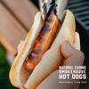 Sahlen's Natural Casing Pork & Beef Smokehouse Hot Dogs | Fully Cooked and Gluten Free Hot Dogs | Perfect for Grilling, Pan-Frying, Broiling, and More | 5lbs of Natural Casing Hot Dogs view 4