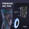 Caspe 1 Pack Compression Knee Brace for Women & Men  Pain Relief Support with Patella Gel Pads & Side Stabilizers  Knee Sleeve for Running, Workout & Arthritis (Blue, Large) view 3