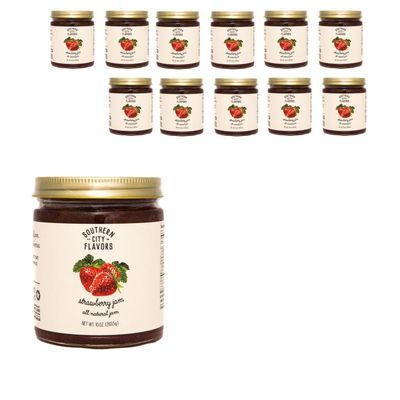 Southern City Flavors Strawberry Jam (Case of 12)