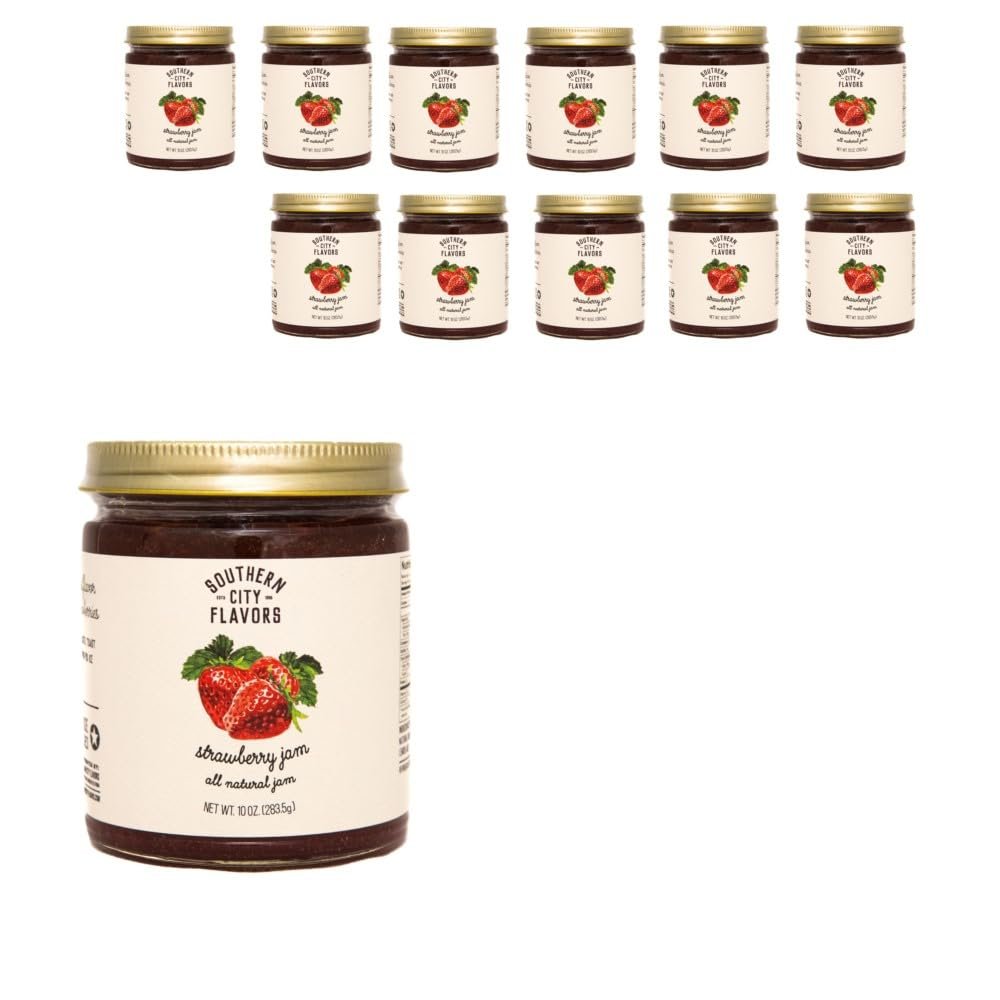 Southern City Flavors Strawberry Jam (Case of 12)