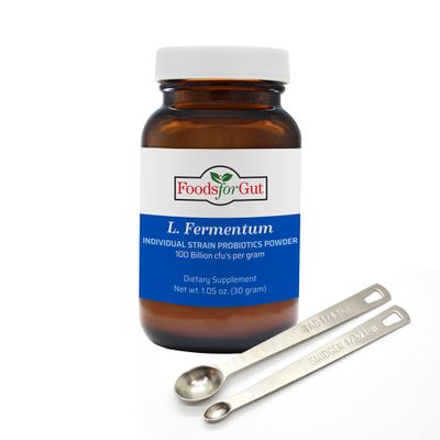 Lactobacillus Fermentum Probiotic Powder 100 Billion cfu's | Made in USA | No Additives | Direct From Manufacturer | No Third-Party Storage | Immune Support | L. Fermentum | 30 Grams (1.05 Oz)