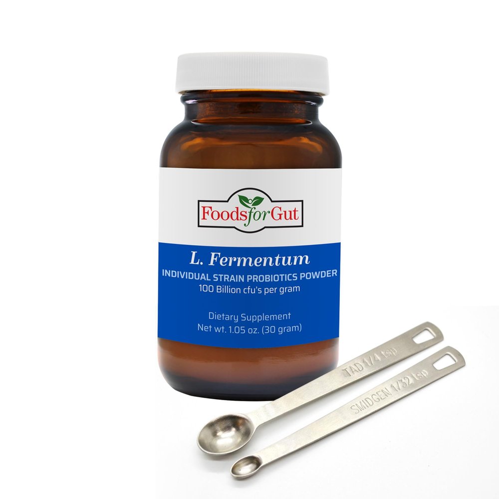 Lactobacillus Fermentum Probiotic Powder 100 Billion cfu's | Made in USA | No Additives | Direct From Manufacturer | No Third-Party Storage | Immune Support | L. Fermentum | 30 Grams (1.05 Oz)