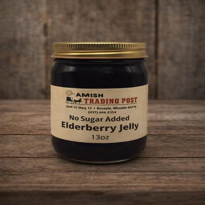 Amish No Sugar Added Jams and Jellies (Elderberry)